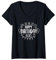 Femme Joyeux anniversaire Niki T-Shirt avec Col en V