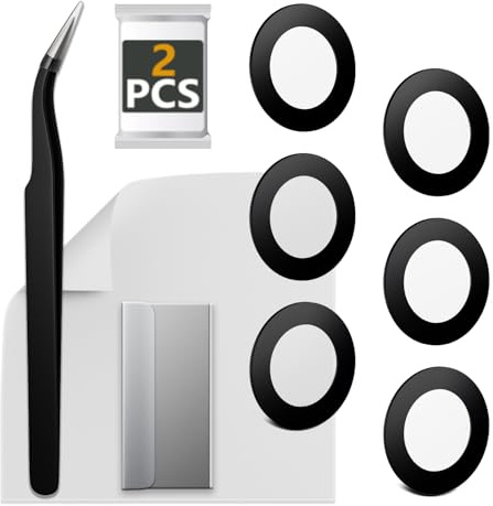 ExtKry 2 Packs Lentille Caméra pour Samsung Galaxy Z Fold5 F946 | Qualité origine lentille en verre vitre appareil photo vitre photo lentille camera remplacement avec kit réparation.