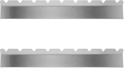 Parliky Halter für Grillspieße aus Edelstahl, 1 Paar, Silber