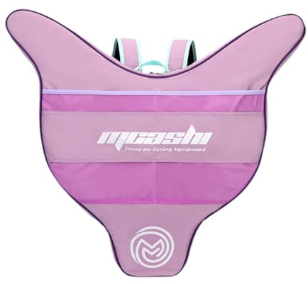 Fiocias Meerjungfrauen Rucksack, Speziell Entwickelt Zur Aufbewahrung von Monoflosse, Schwimmflossen, Schwimmzubehörtasche Und Organizer Tasche, Violett