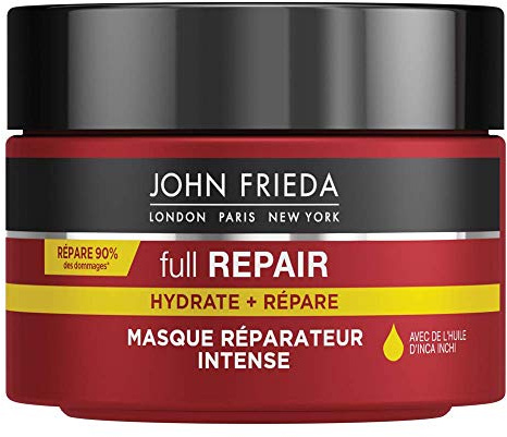 JOHN FRIEDA Full Repair Intense Repair-Maske, spendet Feuchtigkeit + repariert, 25 ml