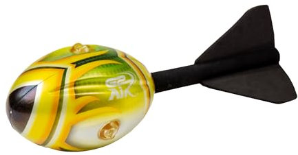 Activo Whistle Ball Long-Distance Foam Flyer Football with Whistling Sound, Tail for Aerodynamic Flight & Easy Grip – Outdoor Throwing Toy for Kids & Adults