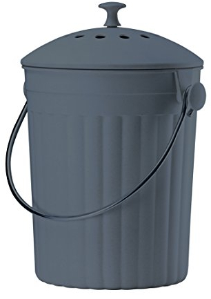 Eddingtons Eco Seau à compost Caddy Plus filtres – Ardoise