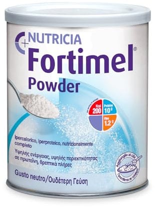 FORTIMEL POWDER NEUTRO - Alimento a Fini Medici Speciali in Polvere Ipercalorico e Iperproteico, per il Trattamento della Malnutrizione Associata alle Patologie - 335g