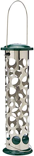 Peckish 60053043 All Weather Metal Energy Suet Fat Ball Bird Feeder, Large, Green