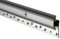 TILE RITE CTTS623 Silver Carpet to Tile Door Bar Trim , 27.8 x 864mm