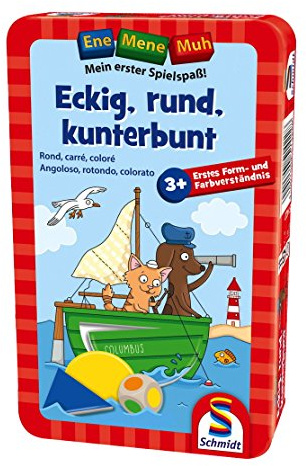 Ene Mene MUH, Eckig-rund-kunterbunt, Spiel in der Metalldose