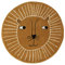 OYOY Mini Lion Rug - Runder Kinderzimmer Teppich Löwen Kopf - Kinder Spielteppich für Jungen und Mädchen - Durchmesser 95 cm aus einem Wolle Baumwolle Mix