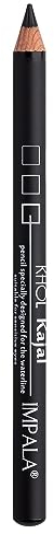 IMPALA | Wasserdichter Khol Eyeliner 81 Intensive Scgwarze| Eyeliner | Perfekte Linien, intensive Augen | Wasserfester und langlebiger Eyeliner | Sanfte und cremige Formel | Make-up