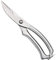 BOLLAER Steel Poultry Shears for Bone, Chicken, Meat, Fish, Seafood, Vegetables. Premium Spring Loaded Food Scissors. All Metal Kitchen Shears.