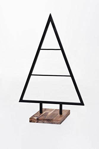VIVANNO Dekoweihnachtsbaum Weihnachtsbaum Tanne Tannenbaum Weihnachtsdeko Noel, Schwarz (58x40x20 cm)
