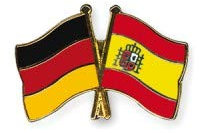 Deutschland-Spanien Freundschafts Pin