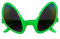 Boland - Partybrille für Erwachsene, Kunststoff, Spaßbrille, ohne Sehstärke, Sonnenbrille, Bad Taste Party, Mottoparty, Karneval