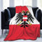 YuLiZP Decke Wohn Kuscheldecken Flagge Von Österreich Flauschige Decke Ganzjährig Leicht Und Weich Bequeme Wohnkultur Decke Bett Sofa Stuhl Geeignet Für Erwachsene Und Kinder-80X60 Inch