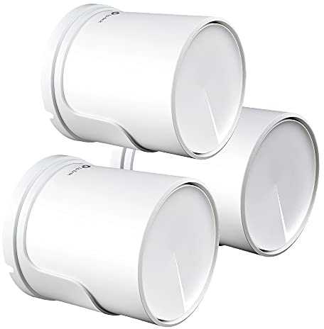 Bangcheer - Organizador de cables para amplificador WiFi completo, sistema de malla WiFi para el hogar para Tp Link Deco x20 y x60, soporte de pared fácil de instalar para amplificador WiFi, blanco,