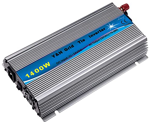 Y&H 1400 W MPPT Netzwerk-Wechselrichter reine Sinuswelle DC30-45 V auf AC220 V reiner Ausgang Anschluss an Sinuswelle Solar-Gitter-Wechselrichter für 24 V 30 V 36 V Solarmodule