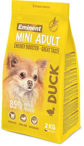 Eminent Mini | Hundefutter mit Ente | Trockenfutter für Hunde Toy- und Mini- Rassen | Getreidefrei | 1x 2kg