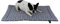 Made in Germany rutschfeste Hundedecke Sommer, Anker Grau, 95x135cm für kleine & große Hunde I weiche Kuscheldecke, waschbar, trocknergeeignet