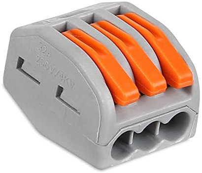 Lever Wire Nuts,Idong Compact Splicing Connectors, 213 Quick Connection Terminal Electrical Connectors... (40)