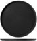 H&H 9184240 Vassoio Antiscivolo Tondo, Plastica, Nero, 40 cm