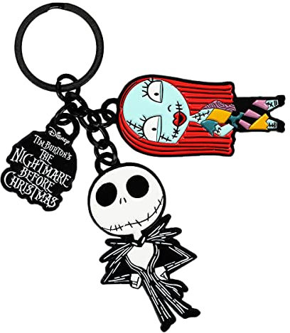 Porte-clés à breloques Nightmare Before Christmas - Multicolore - OSFA