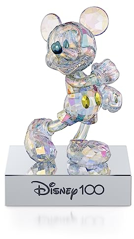 Swarovski Disney100 Mickey Mouse, Disney-Figur aus Mehrfarbigem, Strahlendem Swarovski Kristall