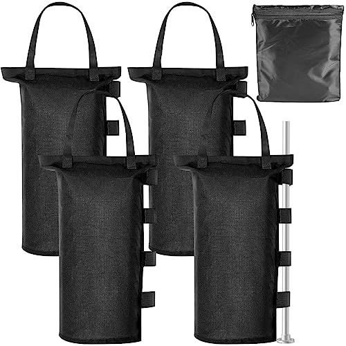 Pavillon Gewichte, Gewichte für Ppavillon 4 Stück 600D Oxford Wasserdicht Sandsäcke zum Beschweren, Pavillion Beschwerung für Faltpavillon Pavillon Zelt Outdoor (15 x 50 cm)