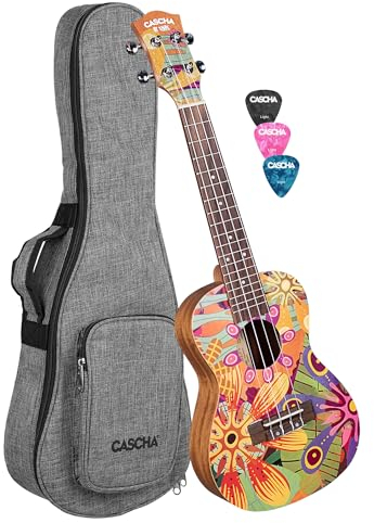 Concert Ukulele Art Series Flowers