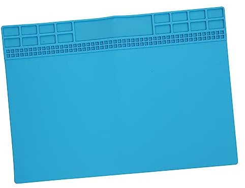 BESTonZON Large Soldering Mat Silicone Heat-Resistant Work Mat for Electronic Repair Insulation Pad