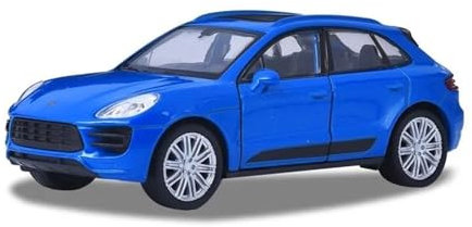CUTSUGOK maßstabsgetreues Auto 1:36 Für Porsche Macan Turbo Scale Simulator Zurückziehen Auto SUV Modell Auto Metall Diecast Auto Modell Modellfahrzeug zum Sammeln(B)