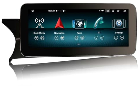 GONFEN 10,25 Zoll Acht-Kern Android 13 DAB+ Autoradio für Mercedes C-Klasse W204 S204 NTG 4.5 mit GPS Navi CarPlay Android AUTO 64GB ROM Bluetooth SWC COMAND-System DSP WiFi IPS Bildschirm Kamera TPMS