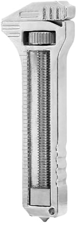 Compact Wrench Multitool, Multifunctional Bottle Opener, Adjustable Titanium Spanner, Beer Opener, Nail Puller Remover Tool, Tool, Pocket Wrench Multi Tool for Camping, Hiking and Repairing