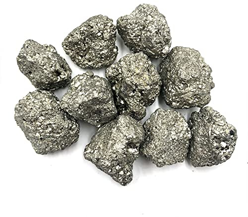 IDGTTLDF natural luster 1pc Iron Pyrite Natural Raw Rough Fools Gold Nuggets Stone Crystals Cluster Rock Aquarium Home Room Decoration