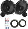 JBL Stage161CFS Lautsprecher mit Einbauset passend für VW Volkswagen T5 Transporter 2003-2015 Türen vorne 450 Watt 165mm 2 Wege Kompo