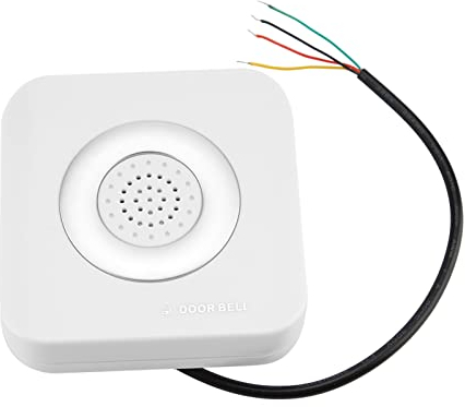 Ring Doorbell Cablato, Ring Chmies Per Campanelli Nests Campanello Per Porte Cablato Per Case di Controllo Accessi Domestico Cablato Che Supporta Senza Installazione Batteria Campanello Per Po