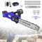 12 Inch Electric Chainsaw Lightweight Cordless Chainsaw Brushless Battery Chain Saw with Oiler System and Security Lock for Wood Cutting Tree Pruning Branches Trimming