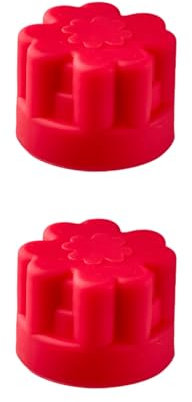 GWOZI Silicone Bottle Openers - 2 Pcs, Flower Shape, Easy Bottle Opening Tool for Kitchen, Water, Soda, and Other Twist-Off Caps