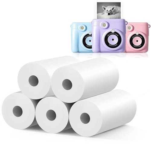 5-Pack MIARALA Instant Print Camera for Kids Refill Print Paper, HD Paper Camera, Kidizoom Print Camera Paper Refill for Most Kids Instant Camera