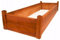 YOURSGARTEN Grabeinfassung aus Holz| Grabmal| Urnengrab| Grabumrandung- imprägniert 170x62cm-Kalisia Antikekirsche