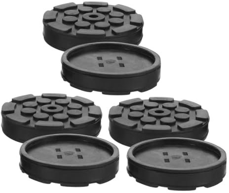 iplusmile 6pcs Octagonal Rubber Jack Pads Car Lift Adapter for Floor Jacks Rubber Block Automotive Pads Car Floor