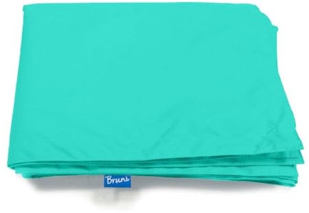 Bruni Sitzsack-Wechselhülle inklusive Innenhülle - Sitzsack-Bezug für alle rechteckigen 180 x 140 cm XXL-Sitzsäcke, Indoor- und Outdoor-Sitzsack-Hülle ohne Füllung (Türkis)