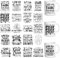 Chrisitan Bible Rub on Transfers for Crafts - Eiapadeor 20 Sheets Inspirational UV DTF Cup Wraps, Motivation UVDTF Wraps, Waterproof Rub on Decals for Glass Cups Mug, DIY Transfer Crafts