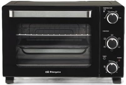 Horno de sobremesa Orbegozo HOT 480, capacidad 48Litros, 1800 W, Dimensiones: 57 x 37 x 44.5 cm, con convección, negro.