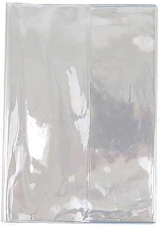 Transparente PVC-Buchhülle, Buchumschlag, wasserdicht, passend für die meisten Planer, Sammelalben, lose Blätter