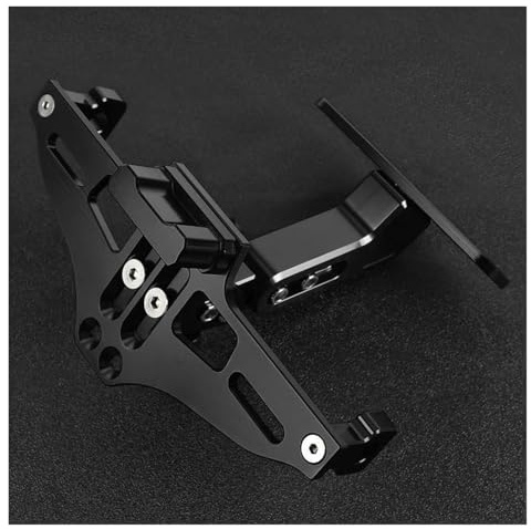 Kennzeichenhalter Motorrad for Kawasaki for Vulcan S 650 S650 VN650 VN 650 2015-2024 Fender Adjustable License Plate Holder Nummernschildhalterung(Schwarz)
