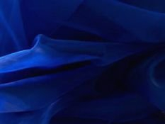 Organza Stoff dunkel blau Meterware
