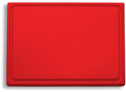 F. Dick Schneidbrett Kunststoff rot beidseitig verwendbar