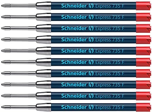 Schneider Express 735 F Internationale Großraummine (dokumentenecht) 10er Packung rot