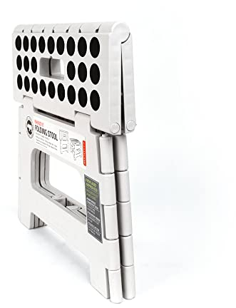 Kikkerland KKZZ12-W Marche-Pied Pliable Rhino Blanc