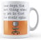 Finger prints - Decorative Writing The Best Thing About My Job - Printed Mug, Ceramic, 11fl.oz.